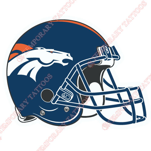 Denver Broncos Customize Temporary Tattoos Stickers NO.510